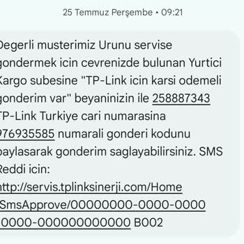 TP Link Ürünümü Göndermiyor