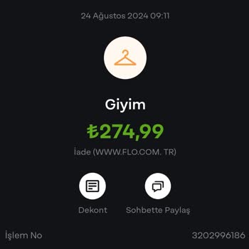 FLO Mağazacılık Geri Ödenmeyen Kargo Tutarı