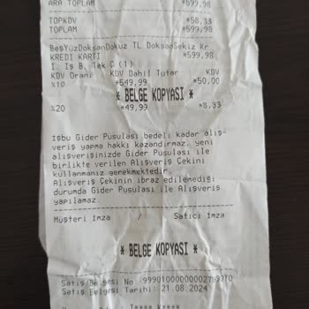 FLO Mağazacılık Geri Ödenmeyen Kargo Tutarı