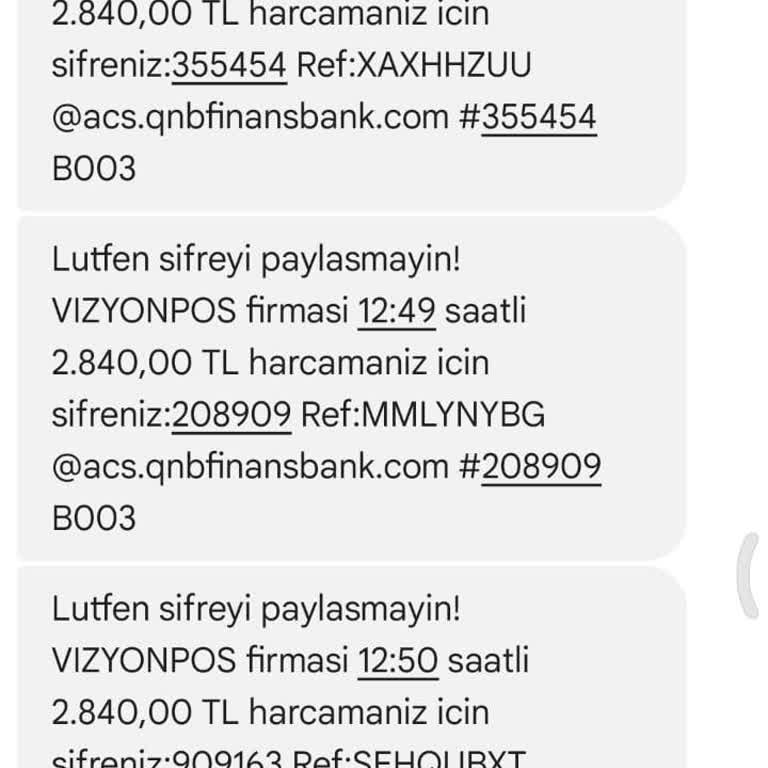 VizyonPos Kredi Kartımdan İzinsiz İşlem Yapıldı