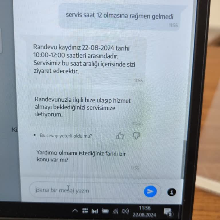 Beko Yetkili Servis Şikayeti