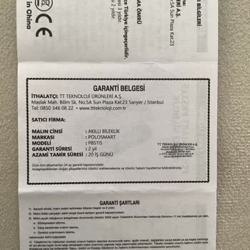 Aldığım Polosmart Markalı PBS115 Model Saatim Açılmamaktadır.