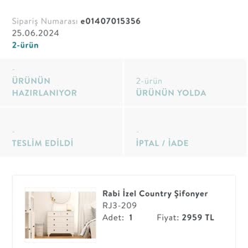 Vivense Siparişi Teslim Etmiyor