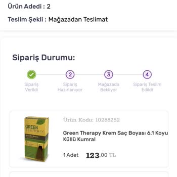 Gratis Sipariş Konusunda Mağdurum.