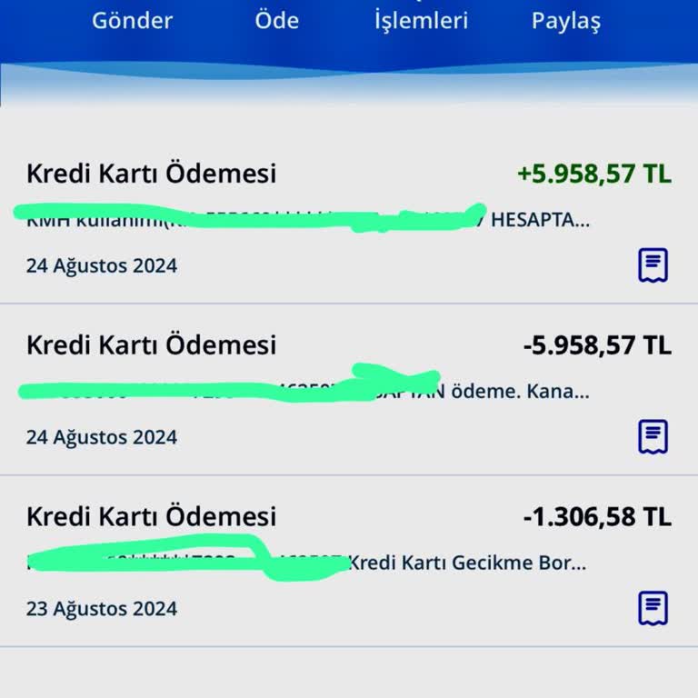 Denizbank Bir Gün Geciken 6000 TL Lik Ekstreye 1300 TL Bedel Ödeten Banka