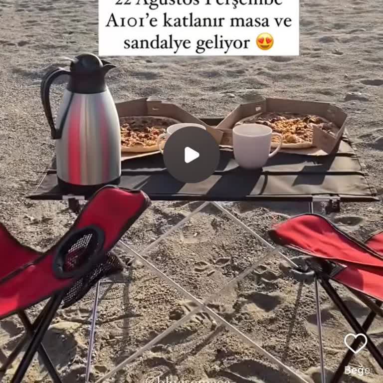 A101 Katlanabilir Kamp Sehpası