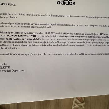 Adidas Ayakkabı Pişmanlık Yarattı