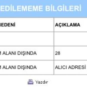 Aras Kargo Kızılırmak Şubesi Kargo Teslimi