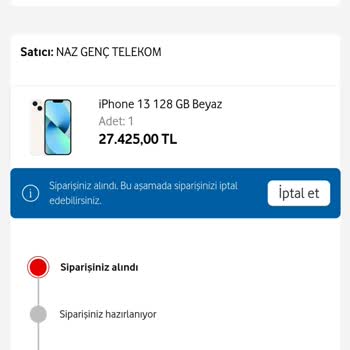 Vodafone Her Şey Yanımda Onay Vermediğim Sipariş İptali Sorunu!
