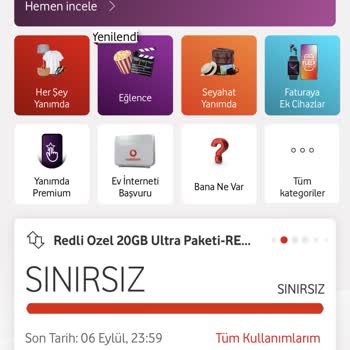Vodafone Red Sosyal Paket Kullanım Sorunu