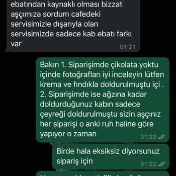 Myra Çikolata Evim Profesyonel Olmayan Firma Sıkıntısı