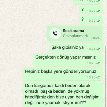 Almira Butik Pişmanlık İade Yapmıyor Değişim De Kendi İsteğine Göre!