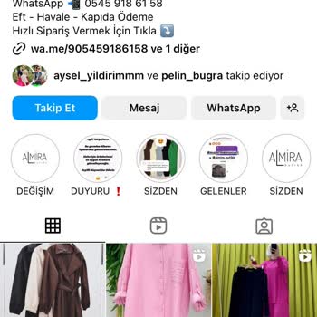 Almira Butik Pişmanlık İade Yapmıyor Değişim De Kendi İsteğine Göre!