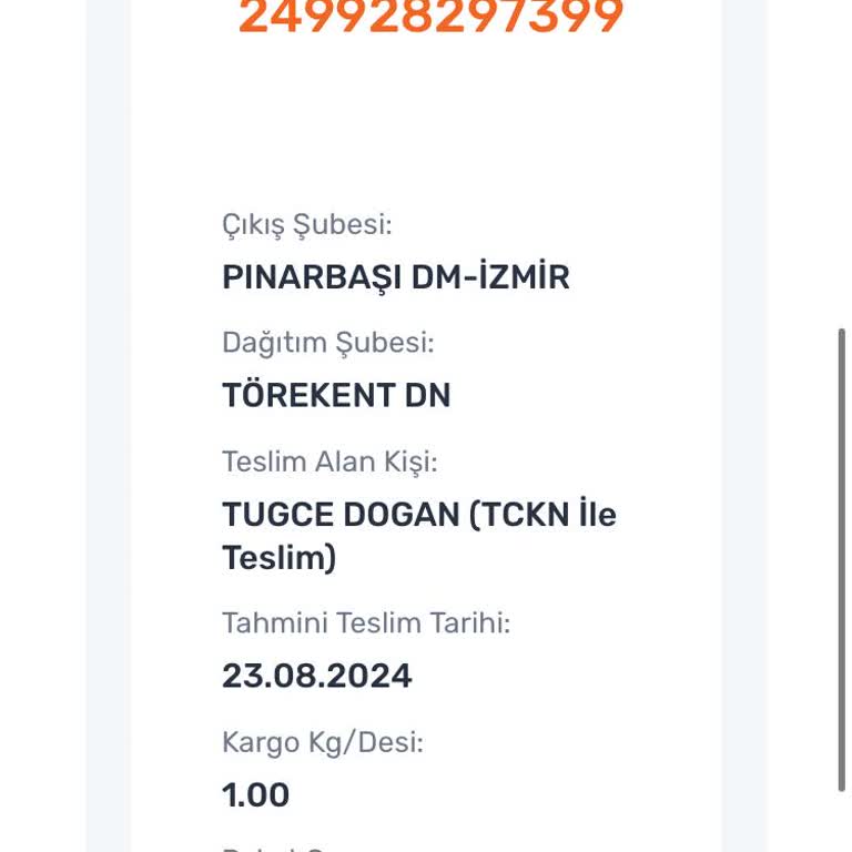 Sendeo Kargomu Başka Birine Teslim Ettiler!