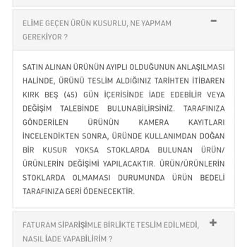 Addax Stokta Olmayan Kusurlu Ürünü İade Almıyor