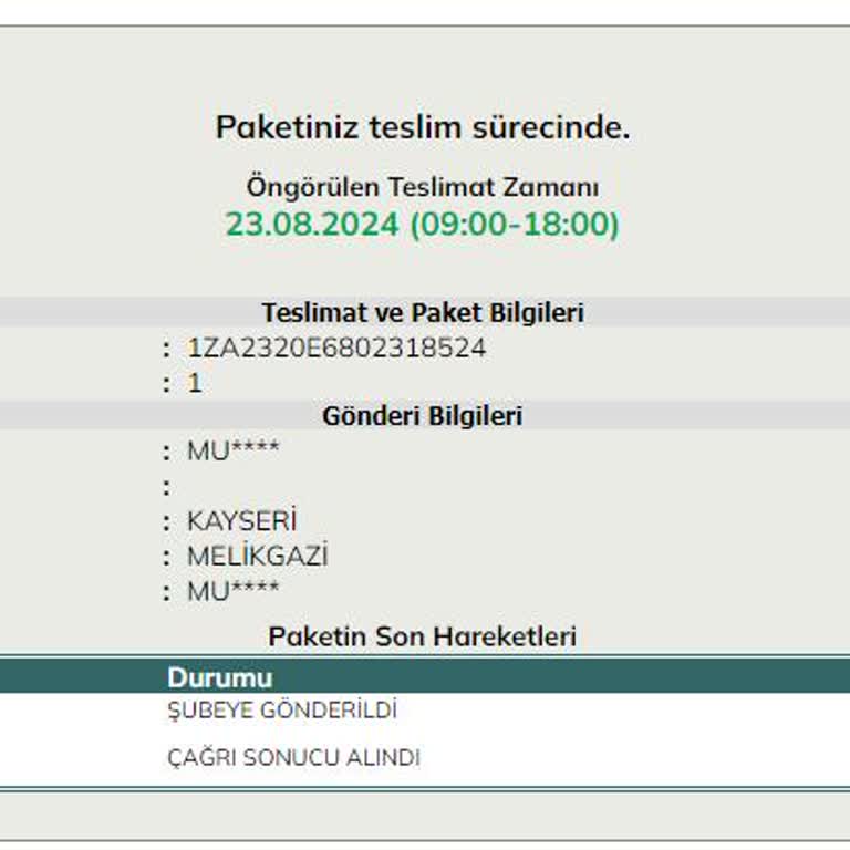 UPS Türkiye İle 4. Günde Hala Kargo Yok! Yetkili Kimseye Ulaşamıyorum!
