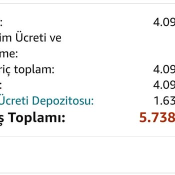 Amazon İhracat Ücreti Depozitosu