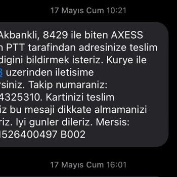 Akbank Kart Teslimatında Yaşanan Gecikme Ve Adres Sorunu