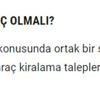 Sixt Araç Kiralama Findeks Raporu Saçmalığı