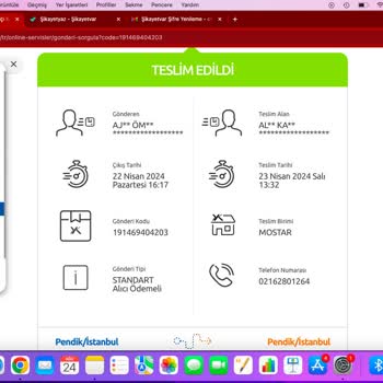 Yurtiçi Kargo Ürün Teslim Edilmemesi Sonucu Ortaya Çıkan Mağduriyet