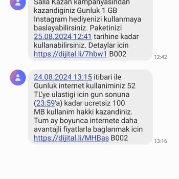 Ücretsiz Mesajdan Sonra Hesabımdan Para Kesildi
