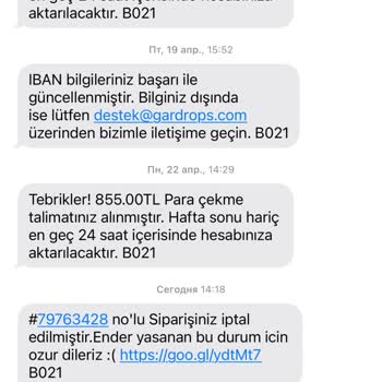 Gardrops İade Ve Kargo Ücreti Sorunu