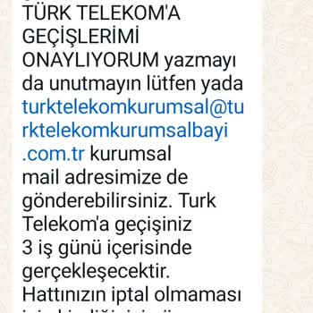 Türk Telekom Aş. 0850 480 1524 Çağrı Hattı Abonesi Hakkında,