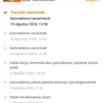 MNG Kargo MNG Gümrükten Kargomu Almıyor
