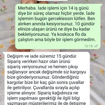 Selin Shoes Ürün İadesi Hk.