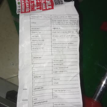 Arby's Eksik Ürün + Fazla Ücret Aldılar