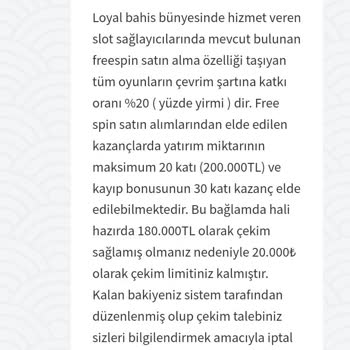 Loyalbahis Sitesi Slot Kazancımı Sildi.