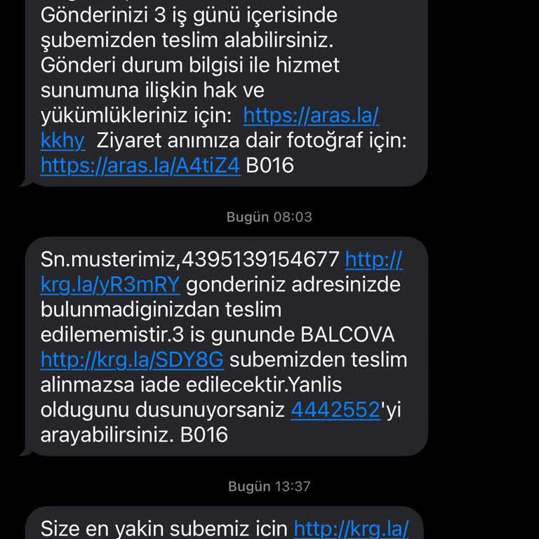 Aras Kargo'nun Teslimat Sorunları Ve İletişim Eksikliği