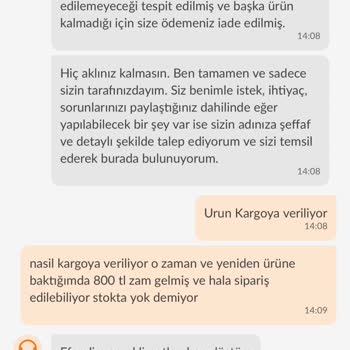 Trendyol Sipariş İptali Ve Fiyat Artışı Sorunu