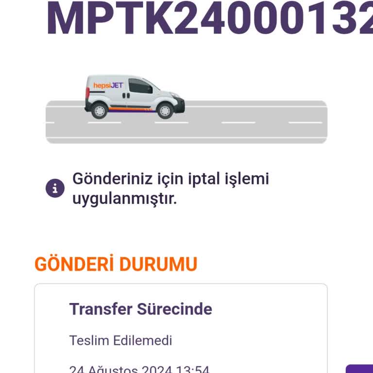 Hepsijet Kargoyu Sebep Belirtmeden İptal Ediyor