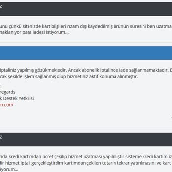 Pratiksunucum.com Rızam Dışı Sunucu Yenileme Ve Para İadesi Sorunu