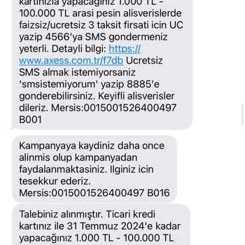 Akbank Kredi Kartı Taksitlendirme Hatası