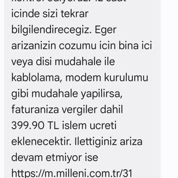 Millenicom İnternet Arıza Sı
