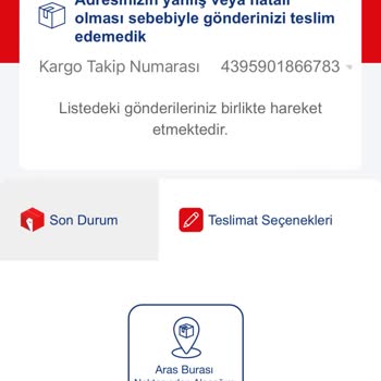 Ankara Yenimahalle Aras Kargo Ekin Şubesi