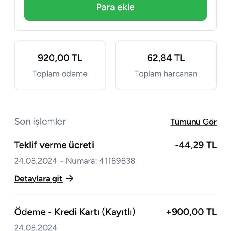 Armut Maile Dönüş Yapmıyor İade İstiyorum!