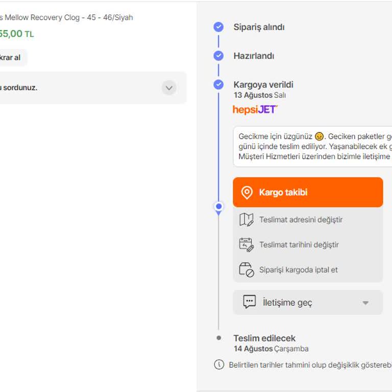 Hepsijet Ürün Göndermeme Sorunu