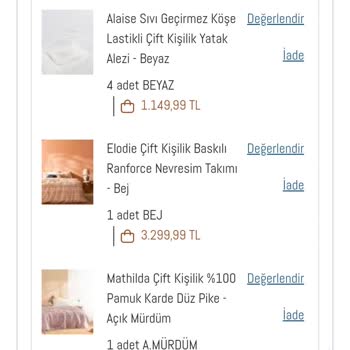 Madame Coco Ürünlerim Yanlış Geldi.