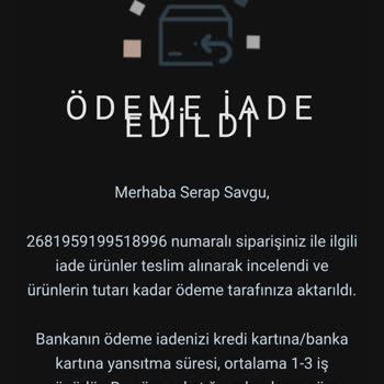 Madame Coco Ürünlerim Yanlış Geldi.