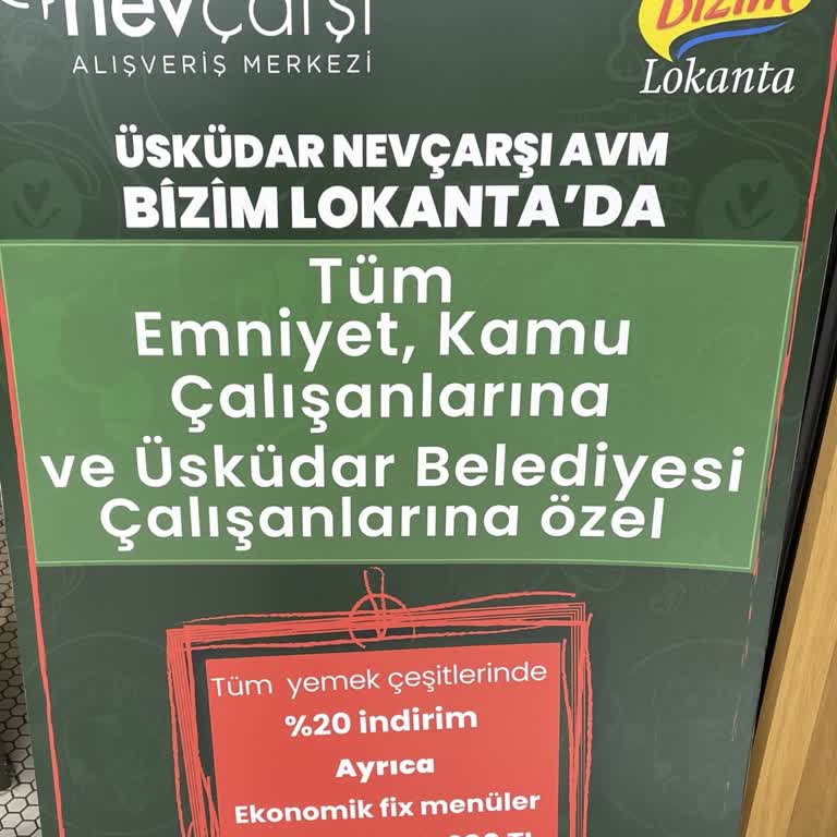 Bizim Lokanta'da Fiyat Sorunu
