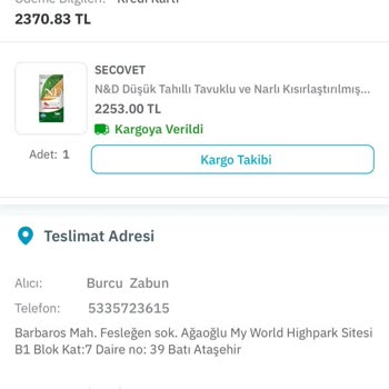 Secovet Hatalı Ürün Gönderimi Ve Müşteriye Dönüş Yapmama
