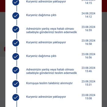 Aras Kargo Ürünümü Kapıya Teslim Etmiyor