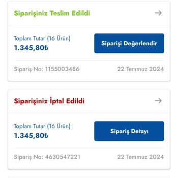 Şok Market Param İade Edilmedi