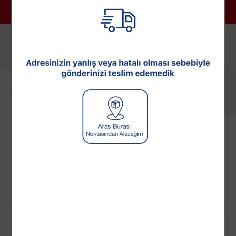 Aras Kargo Adres Teslim Şikayeti