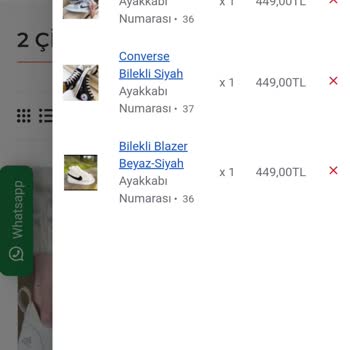 Ayakkabinvar (Instagram) Ödeme Alındı Fakat Sipariş Bilgisi Bulunmuyor