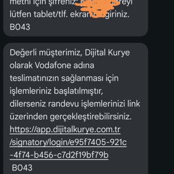 Dijital Kurye Hattımı Teslim Etmiyor Mağduriyet Yaşıyorum