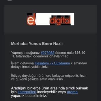 Epindigital.com Para Çekildiği Halde Onaylanmadı